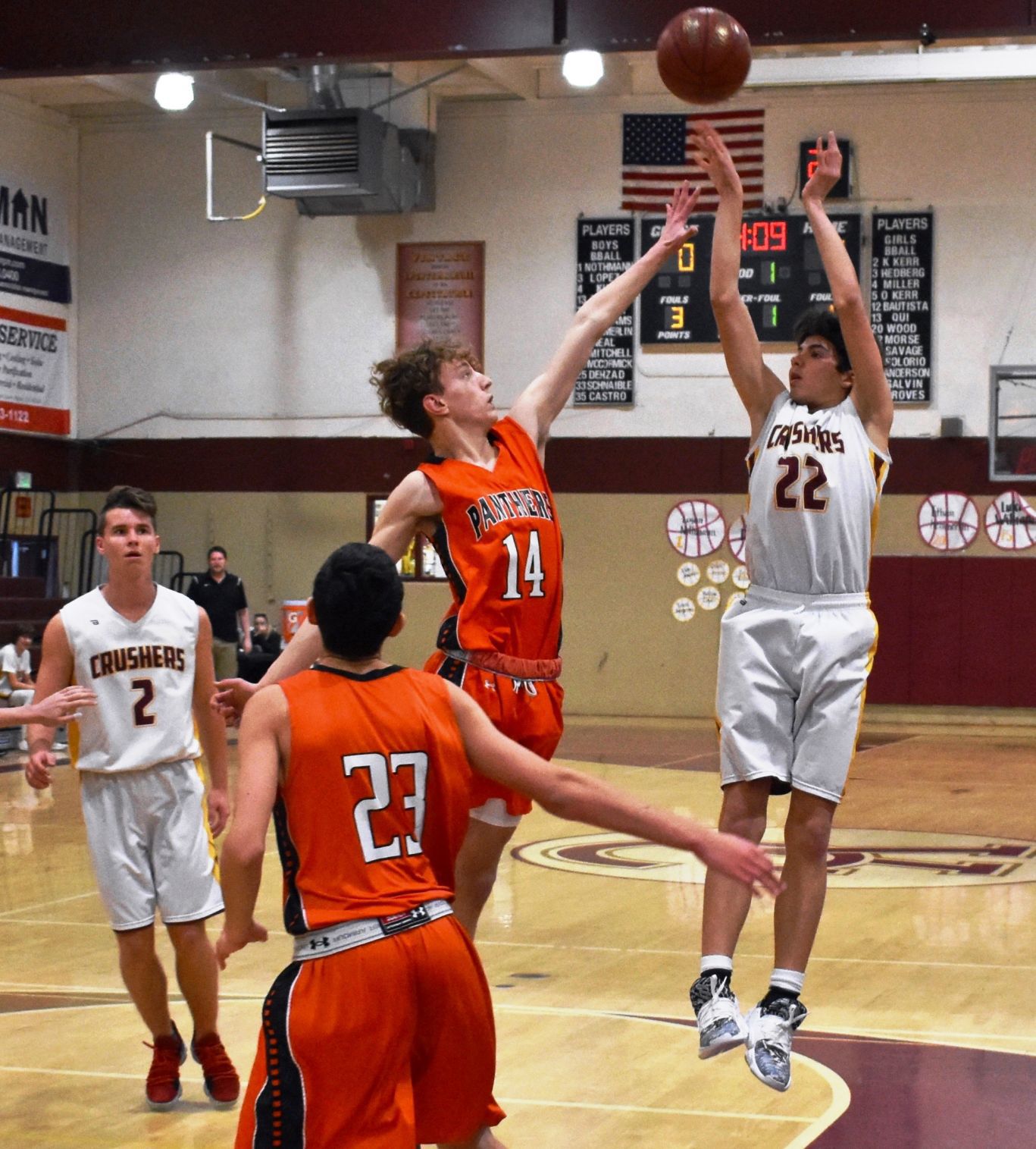 Vintage freshman boys basketball